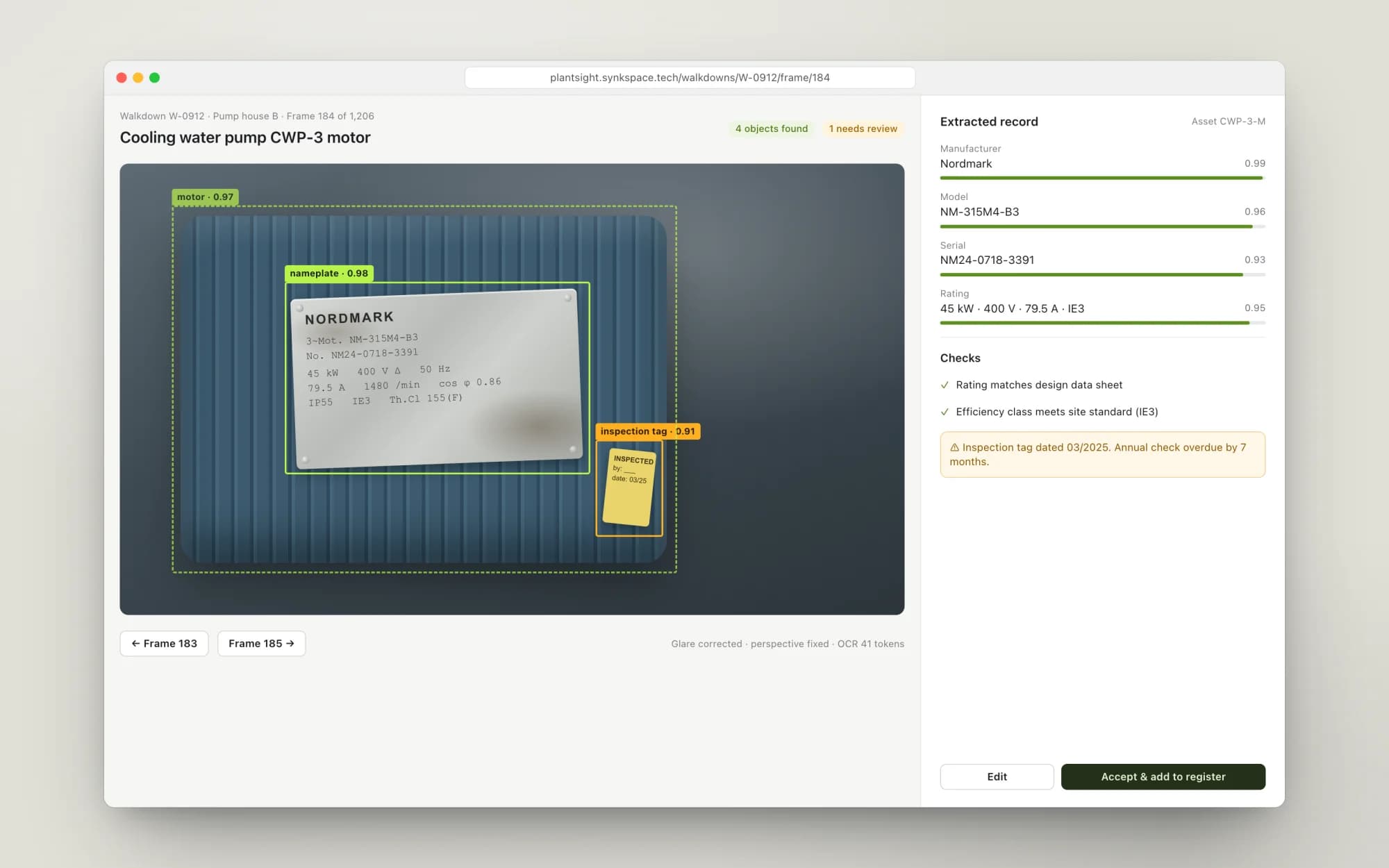 Plantsight product screen